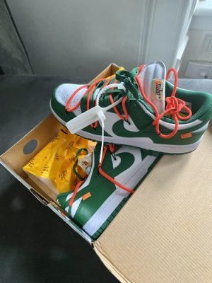 Nike OffWhite x Dunk Low Pine Green photo review